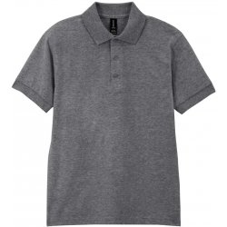 Unisex polokošile DRYBLEND grafit černý žíhaný