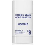 Sister's Aroma Homme Sport Deostick tuhý deodorant proti zápachu a pocení pro muže 50 g – Hledejceny.cz