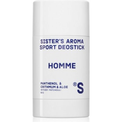 Sister's Aroma Homme Sport Deostick tuhý deodorant proti zápachu a pocení pro muže 50 g – Hledejceny.cz