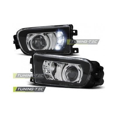 MLHOVÉ SVĚTLOMETY, MLHOVKY BMW E39, 1995-2003, ČERNÉ BLACK – Hledejceny.cz