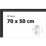 BFHM Plastový rám 70x50cm černý – Zboží Dáma