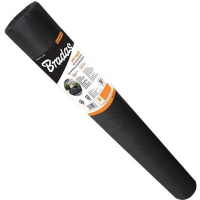 Bradas netkaná textilie 50 g/m² černá 1,1 x 100 m – Zboží Dáma