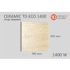 Elektrické topidlo Smodern Ceramic TD ECO 1400