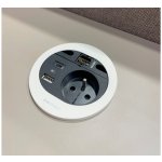 IBConnect 80103013F-1 DIVUS 1x230 + USB nab. C (60W) + RJ45 + průchodka – Zboží Mobilmania