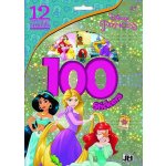 Jiri Models 100 samolepek s omalovankovými listy Princezny – Zboží Dáma