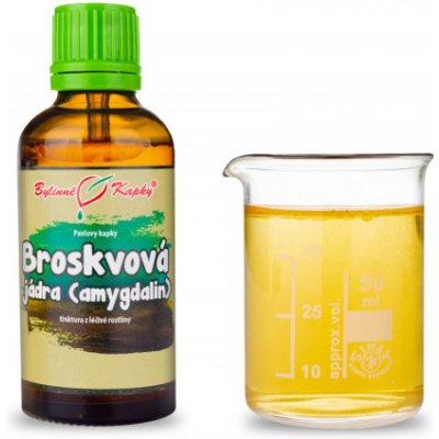 Bylinné kapky Broskvová jádra amygdalin TCM tinktura 50 ml – Hledejceny.cz