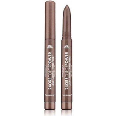 Deborah Milano voděodolný vysouvací oční stín v tužce 24ore Color Power 05 Brown 1,4 g – Zboží Dáma