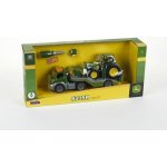 KLEIN 3908 auto s traktorem JOHN DEERE 6215R čelním nakladačem a nářadím – Hledejceny.cz