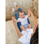 Černá na bílé Bodyčko MÁMA, středobod mého vesmíru krátký rukáv – Hledejceny.cz