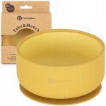 Petite&Mars Dvoubarevná silikonová miska Take&Match Intense Ochre 6m+ žlutá 12 x 8 x 16 – Hledejceny.cz