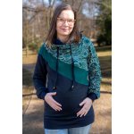 Jsem máma kojicí mikina Petrolejová mandala – Zboží Mobilmania