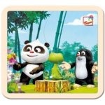 Bino Puzzle Krtek a Panda v lese – Zboží Mobilmania