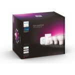 Philips Propojovací zařízení Hue BRIDGE a 3 ks LED žárovek GU10 4,3W 50W White and Color Ambiance 2000-6500K/RGB stmívatelné – Zboží Živě