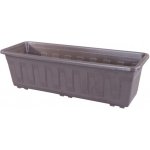 Plastkon Samozavlažovací truhlík Garden 60x14x17 cm hnědý – Sleviste.cz