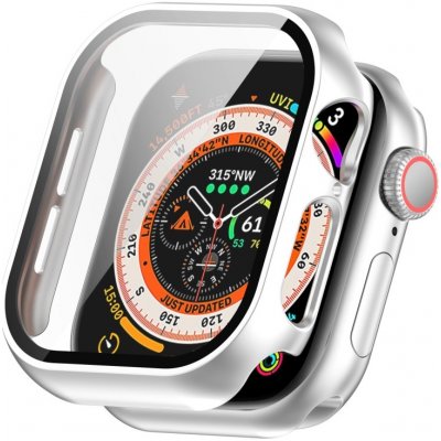 VSECHNONAMOBIL 87161 PC FULL COVER Plastový kryt se sklem pro Apple Watch 10 / 11 42mm stříbrný – Sleviste.cz