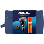 Gillette Cestovní sada ProGlide holicí strojek + Fusion gel na holení 200 ml + stojan – Sleviste.cz