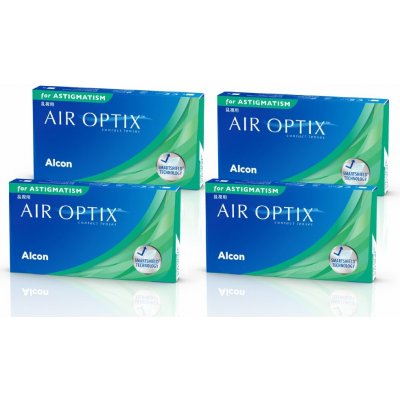 Alcon Air Optix Plus Hydraglyde for Astigmatism 6 čoček 4 kusy – Zboží Mobilmania