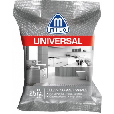 Milo čistící vlhčené ubrousky universal 25 ks – Hledejceny.cz