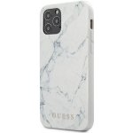 Pouzdro Guess iPhone 12 Pro Max Marble bílé – Zboží Mobilmania