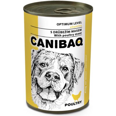 Canibaq Classic pes drůbeží 10 x 415 g – Zbozi.Blesk.cz