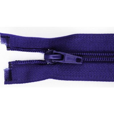 Spirálový zip dělitelný 50 cm maceškově fialový – Zboží Mobilmania