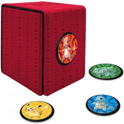 Ultra Pro Pokémon TCG Kanto Alcove Click Deck Box koženková krabička