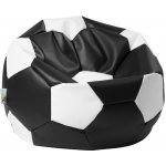 ANTARES Euroball medium Sedací pytel 65x65x45cm koženka černá/bílá – Hledejceny.cz