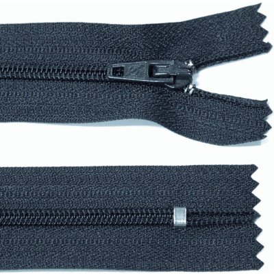 Spirálový zip no.3 nerozepínací 45cm - více barev color: 743 navy nejtmavší modrá – Hledejceny.cz