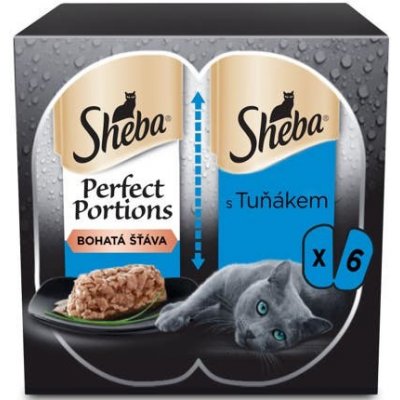 Sheba Perfect Portions s tuňákem 6 x 37,5 g – Zbozi.Blesk.cz