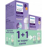 Philips Avent kojenecká láhev anti colic Natural Response Airfree 125 + 260 ml 2 ks – Hledejceny.cz