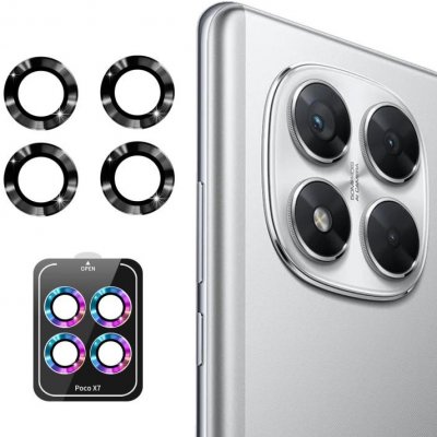 ENKAY 101899 Alu sklo Pro fotoaparát Xiaomi Redmi N14 Pro 5G / Poco X7 Black – Zboží Živě