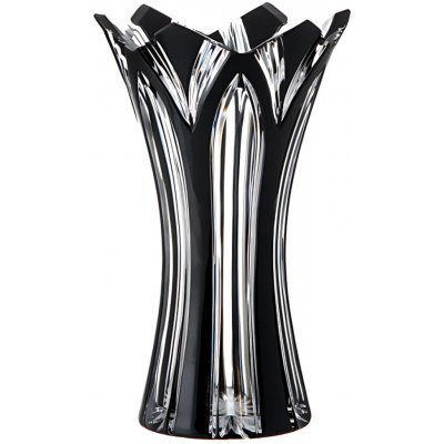Bohemia Crystal Váza Lotos černá 255mm – Hledejceny.cz