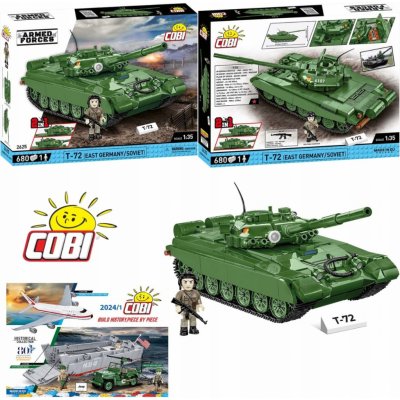COBI 2625 Armed Forces 1:35 Tank T-72 (DDR/SSSR) – Zboží Dáma