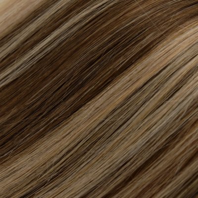 Clip in vlasy 30cm 100% lidské - REMY 100g - tmavý melír – Zboží Dáma