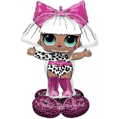 AirLoonz stojící obří balónek LOL Glam Diva 119 cm – Zboží Dáma