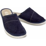 Wooline pánské pantofle semišové modré – Sleviste.cz