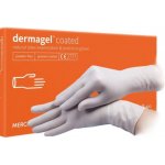 Mercator Medical Dermagel coated latexové nepudrované bílé 100 ks – Hledejceny.cz