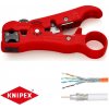 Kleště odizolovací KNIPEX odizolovávací nástroj na koaxiální kabely (RG59, RG6, RG7, RG11) 166006SB