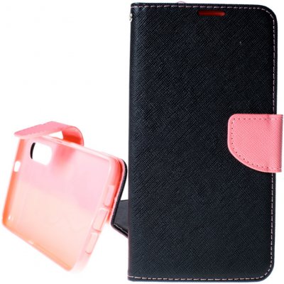 Pouzdro Telone FANCY Diary Xiaomi Redmi MI 9 Černo-růžové