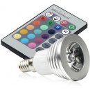 RGB LED žárovka E14 3W color set 3 ks