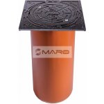 Pipelife Poklop šachty litinový A15, 1,5 t, 370 x 370 mm s teleskopem 315 x 500 mm (pro DN315 a DN400, bez manžety) 3295136824 – Zboží Mobilmania