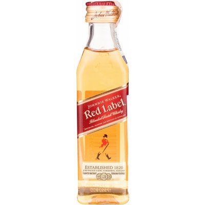 Johnnie Walker Red Label 40% 0,05 l (holá láhev) – Zboží Mobilmania