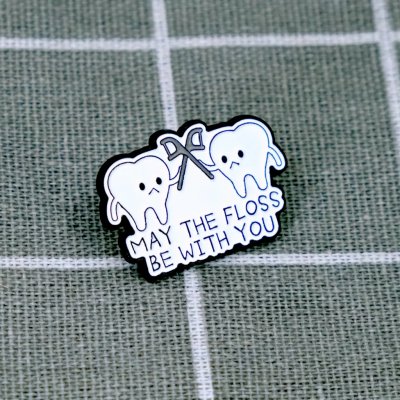 Pinarna Dva zuby May the floss be with you / Ať tě provází mezizubní niť – Zboží Dáma