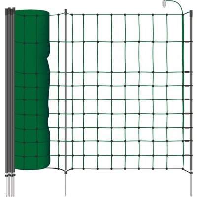 Fencee Síť ohradníku, pro pes-králík, výška 65cm, 50m, 20 tyčí, zelená