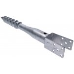 DOPRODEJ Zemní vrut, patka U, 70 x 70 mm, žárový pozink – Hledejceny.cz