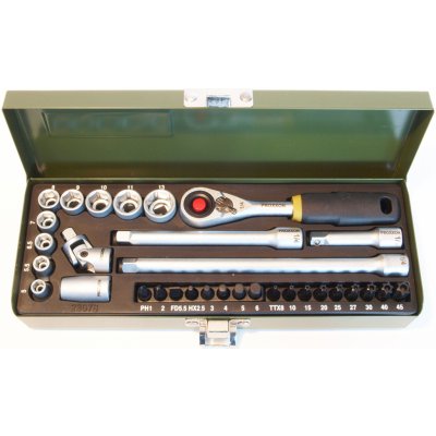 PROXXON 23078 Gola sada s 1/4'' ráčnou a magnet. hlavicemi - 32 dílů – Hledejceny.cz