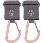 Lässig FAMILY Casual Stroller Hooks with Carabiner grey