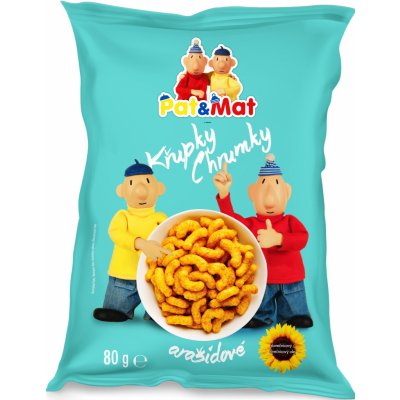 Pat a Mat arašídové křupky 80 g