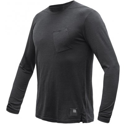 Sensor merino AIR traveller pánské triko dl.rukáv černá – Sleviste.cz