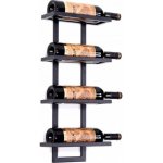 BIO FLAME Nástěnný stojan na víno Modena Wood 4 – Zboží Mobilmania